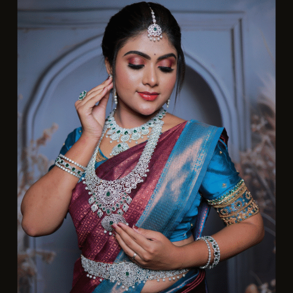 Exquisite AD Bridal Jewellery Sets for Rent in Erode