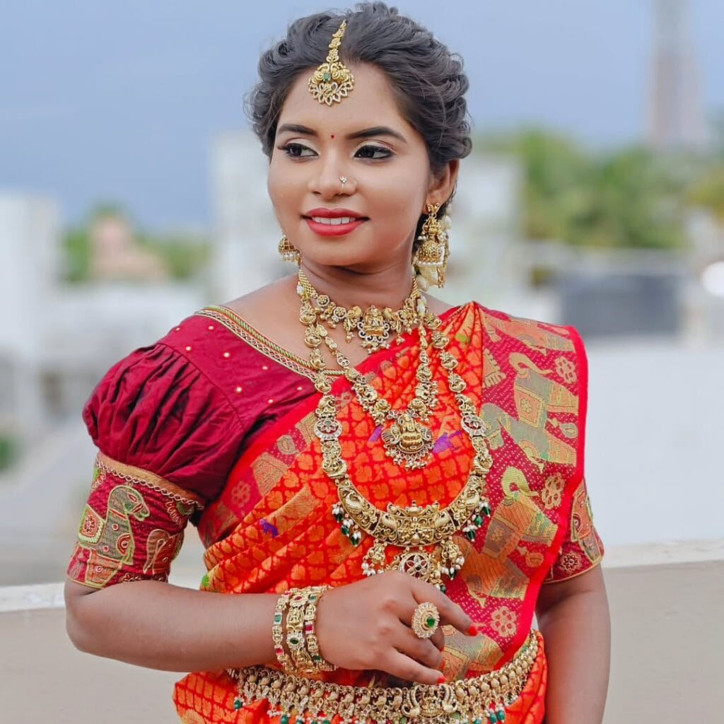 traditional south indian rental bridal necklace